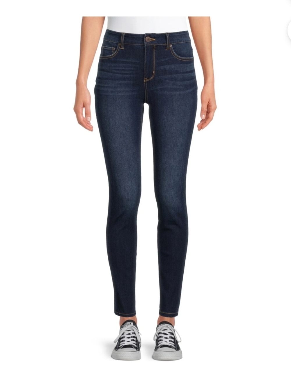 NWT Time and Tru Dark Indigo High-Rise Skinny Jeans